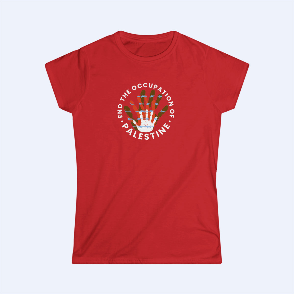 End Occupation Women DBK WH Tee