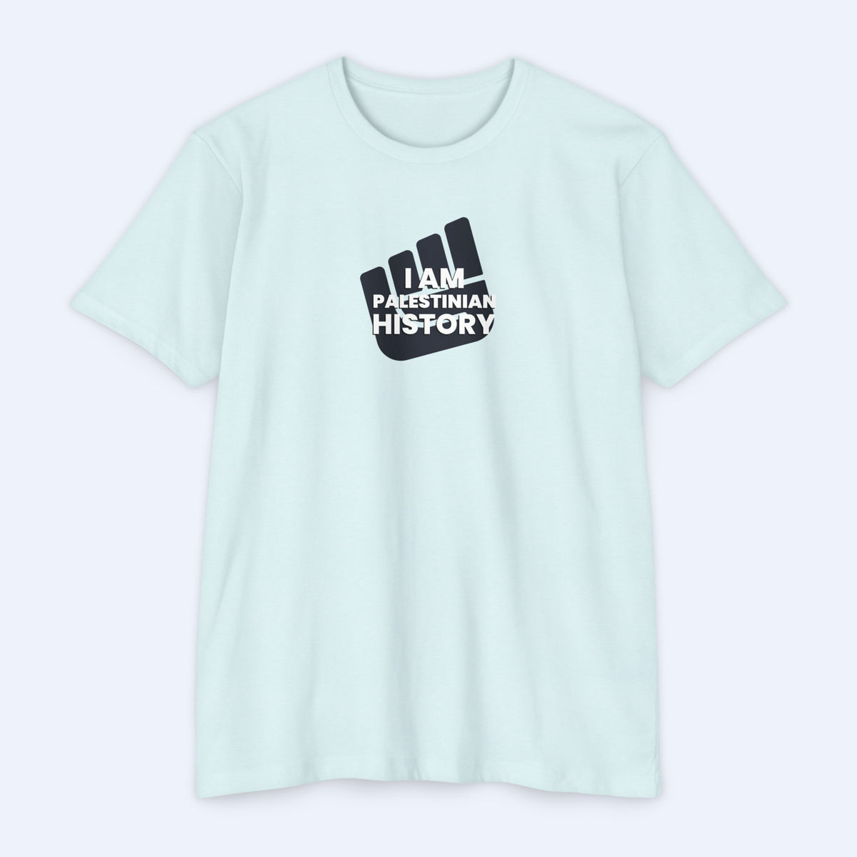 Palestinian History Men LBL BK Tee