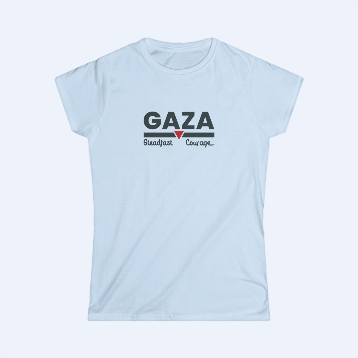 Gaza Courage Women LWH BK Tee