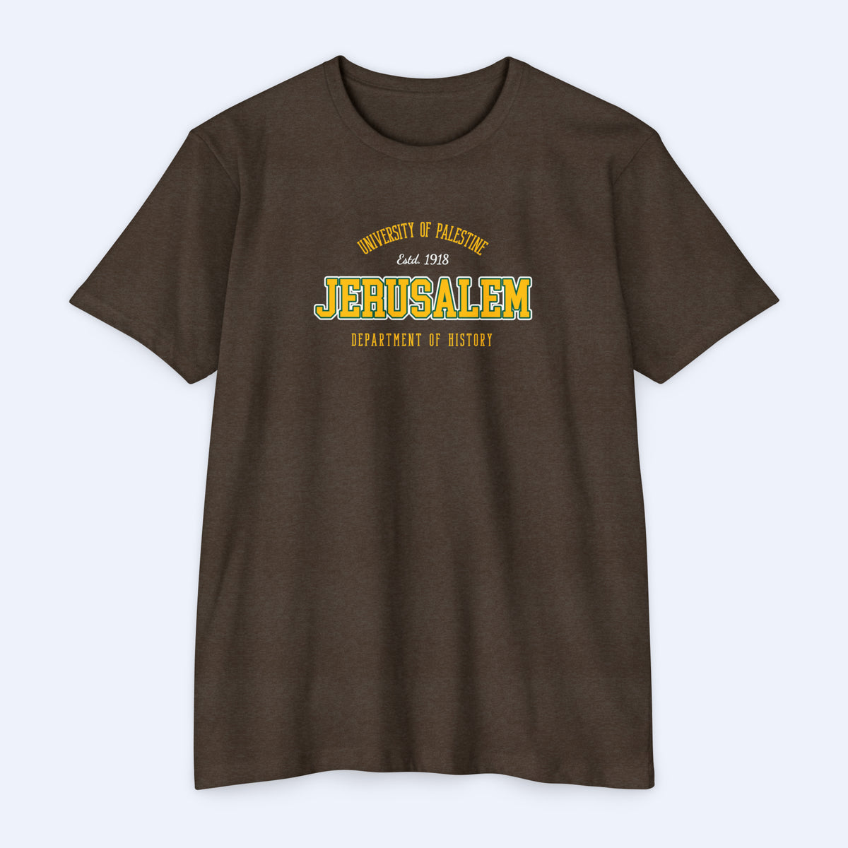 Palestine Jerusalem University Men DBL YL Tee