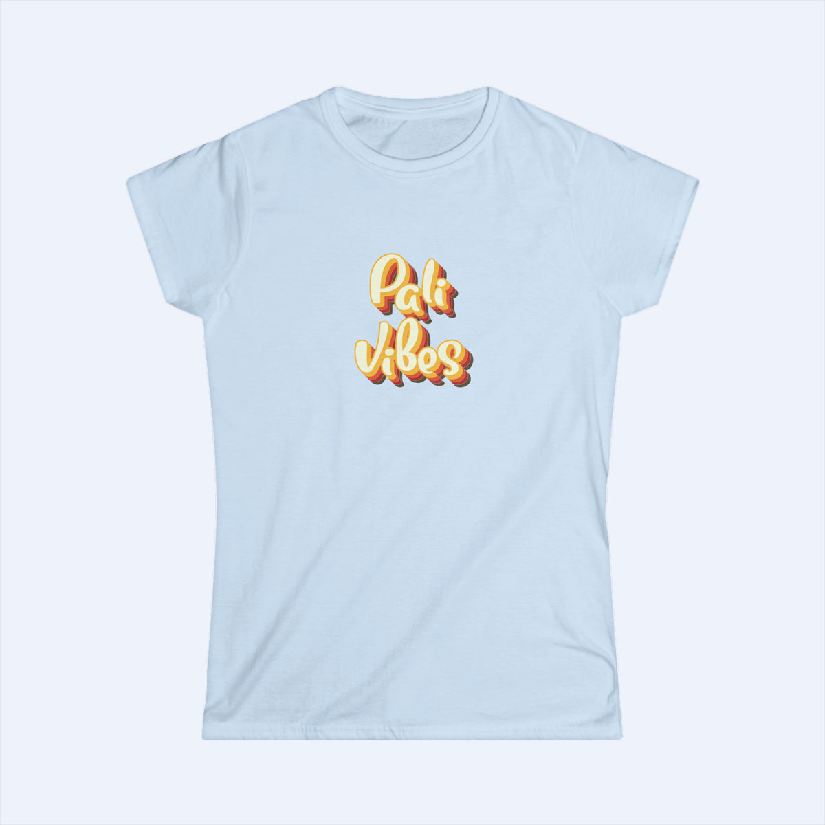 Pali Vibes Women LBL BK Tee