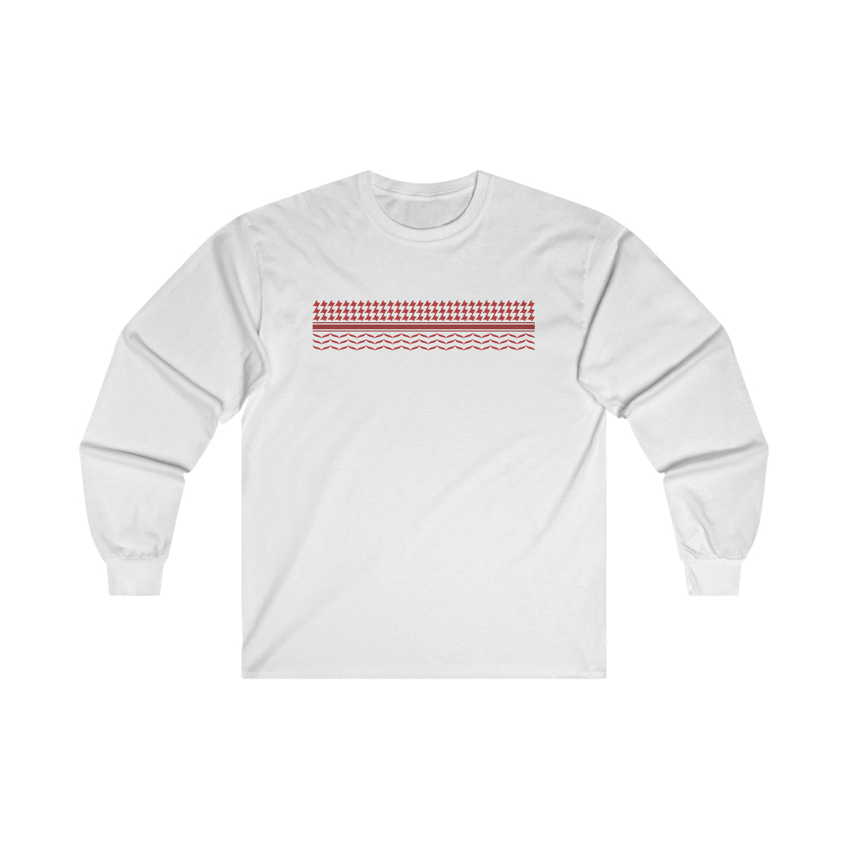 Palestinian Keffiyeh H LBL RD Long Sleeve Tee