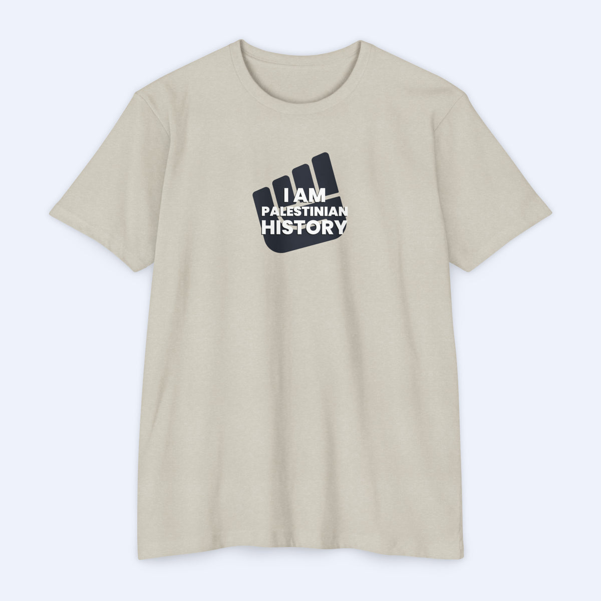 Palestinian History Men LBL BK Tee