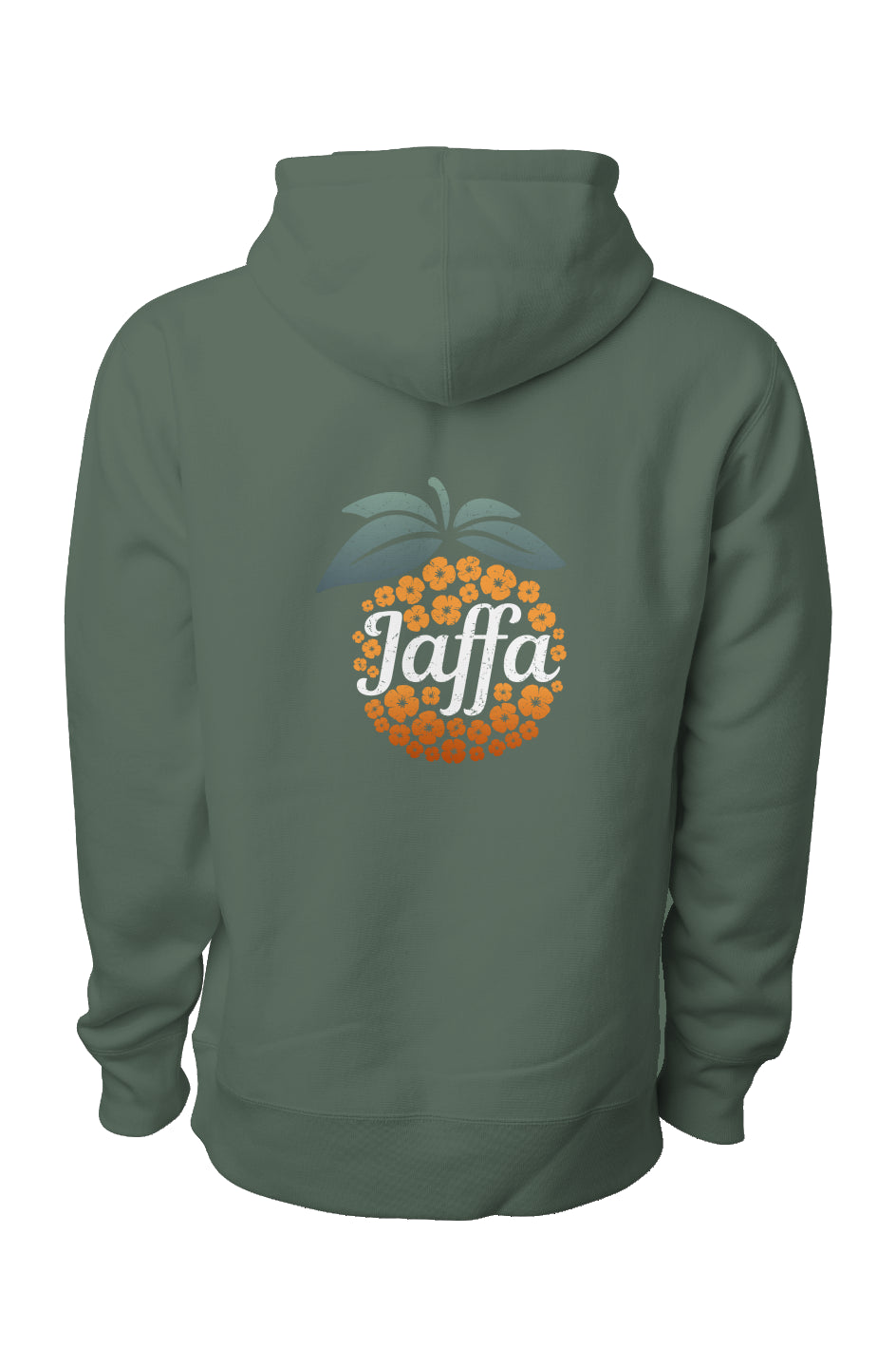 Palestinian Orange Jaffa DGN WH Hoodie