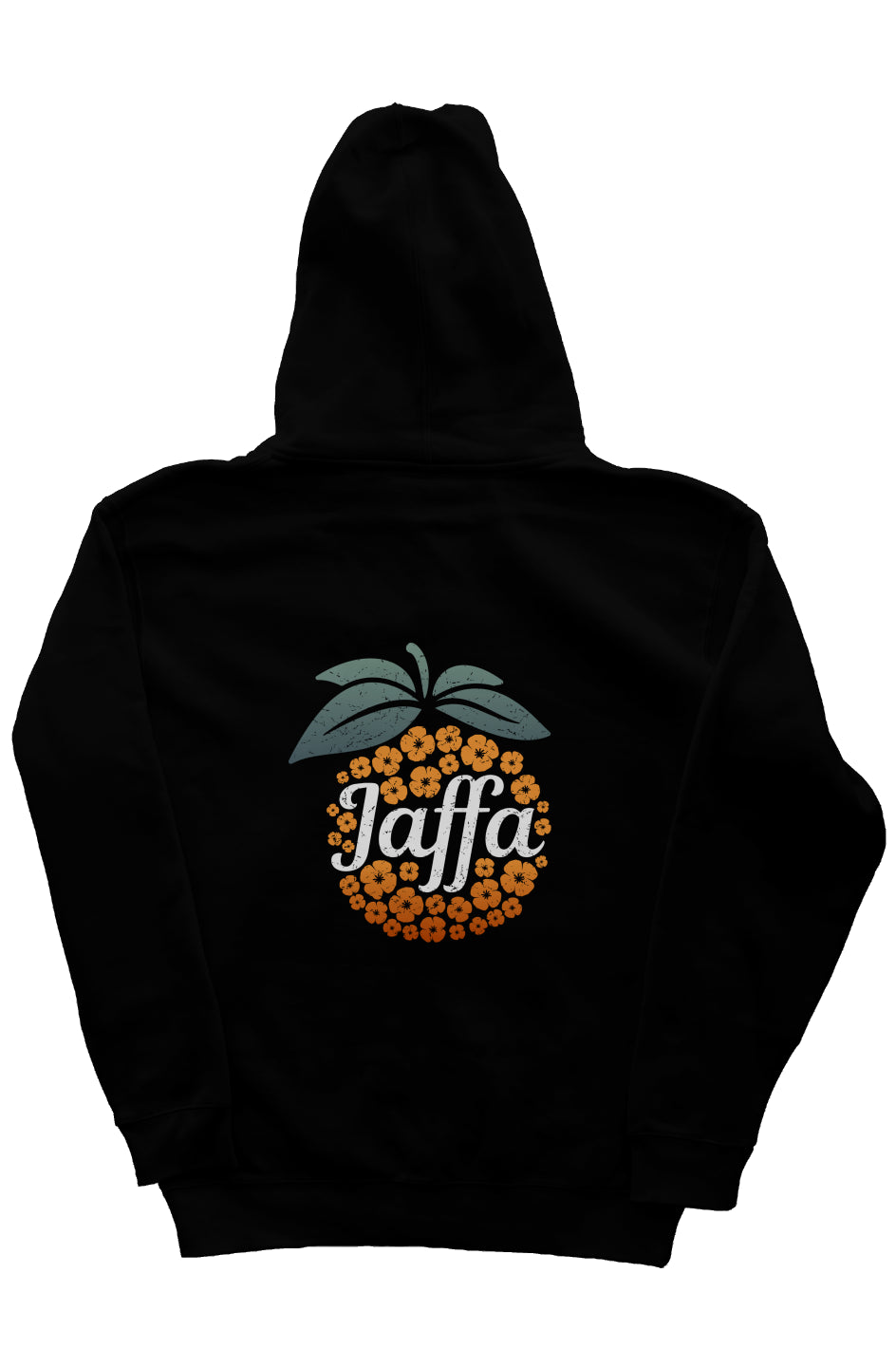 Jaffa Orange DBK WH Zip Hoodie