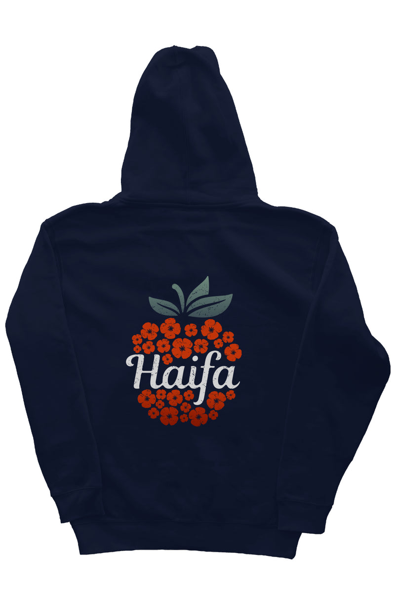 Haifa Apple DBL WH Zip Hoodie