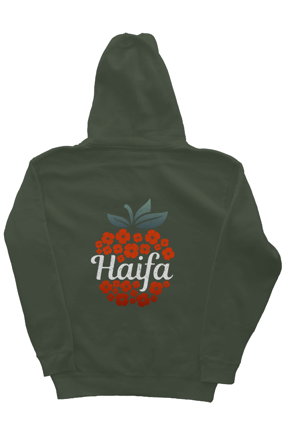 Haifa Apple DGN WH Zip Hoodie
