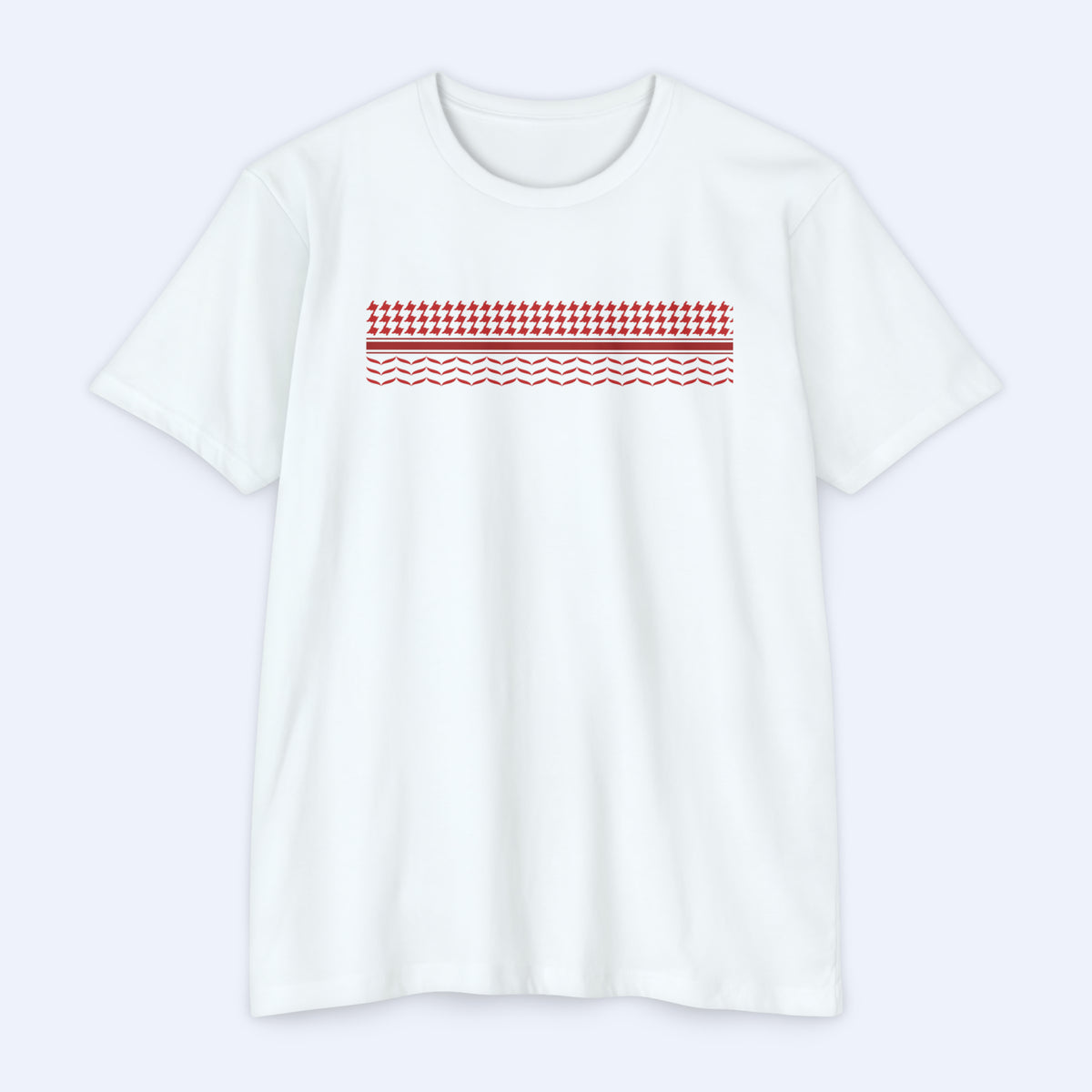 Palestinian Keffiyeh Men LWH RD Tee