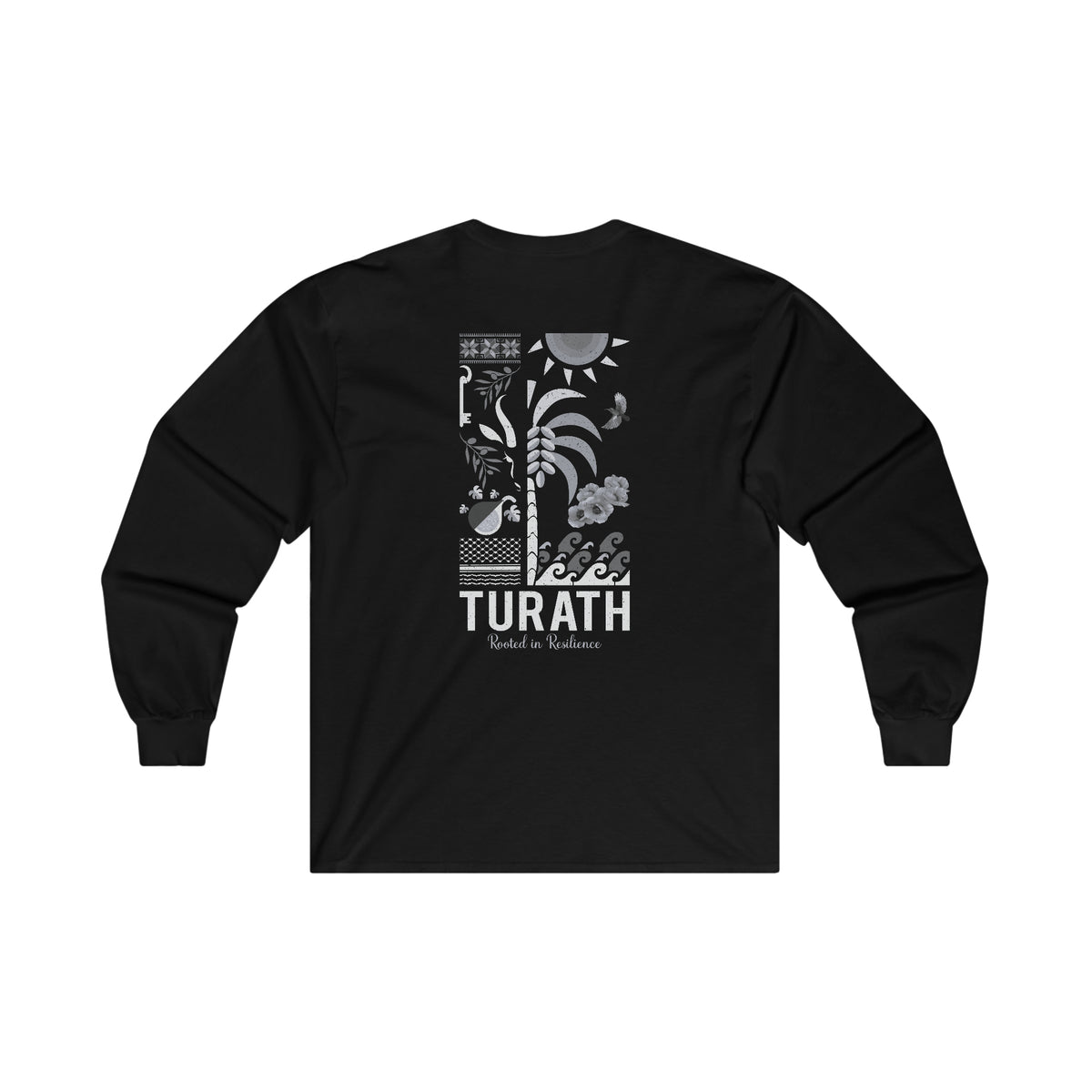 Palestine Turath DBK GY Long Sleeve Tee