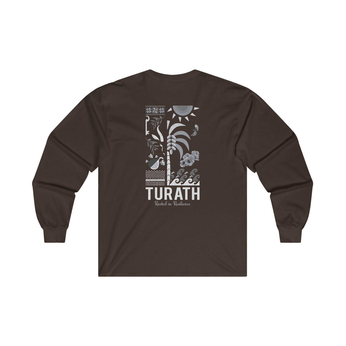 Palestine Turath DBK GY Long Sleeve Tee