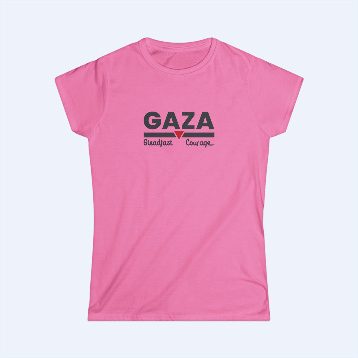 Gaza Courage Women LWH BK Tee