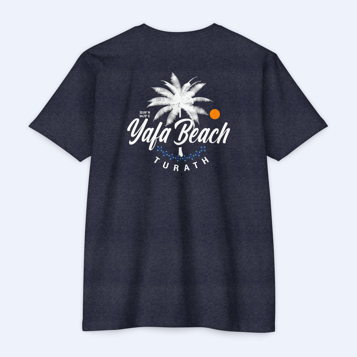 Yafa Beach Men DBL WH Tee