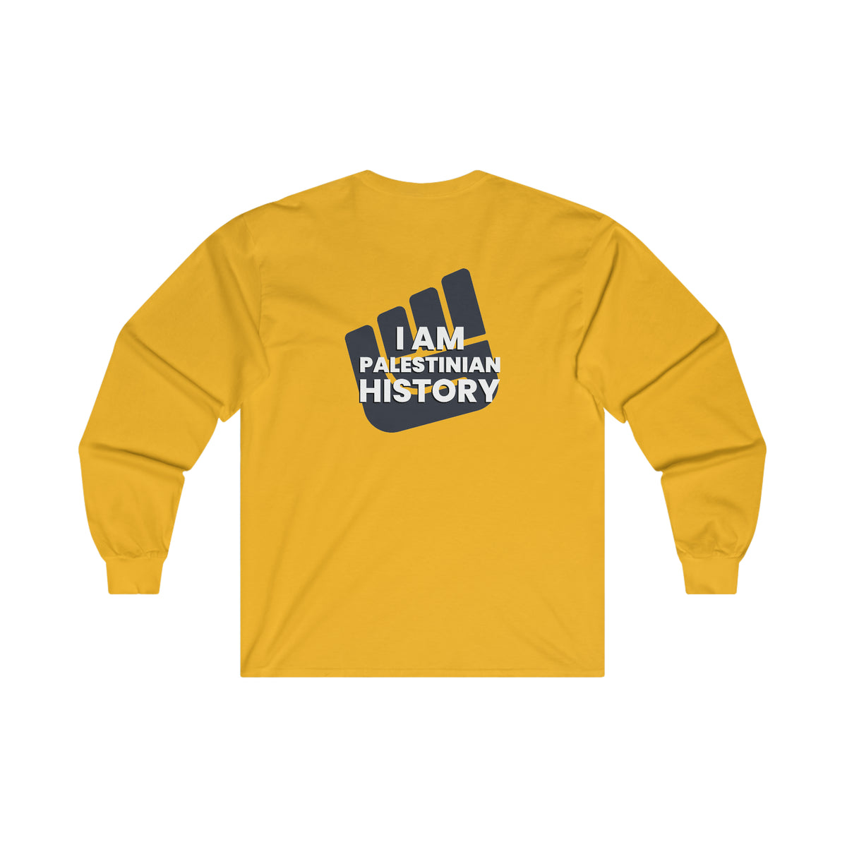 Palestinian History LGY BK Long Sleeve Tee