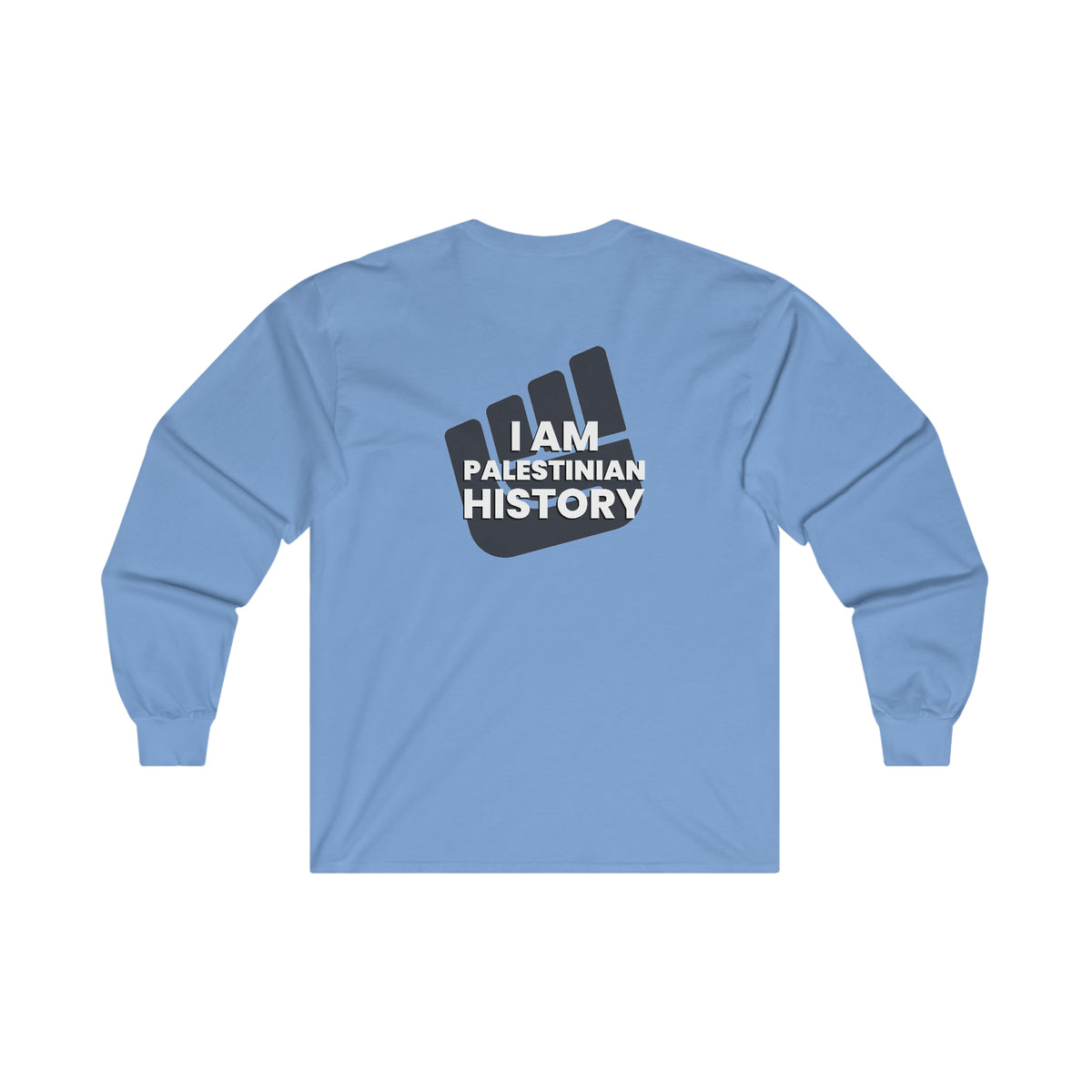 Palestinian History LGY BK Long Sleeve Tee