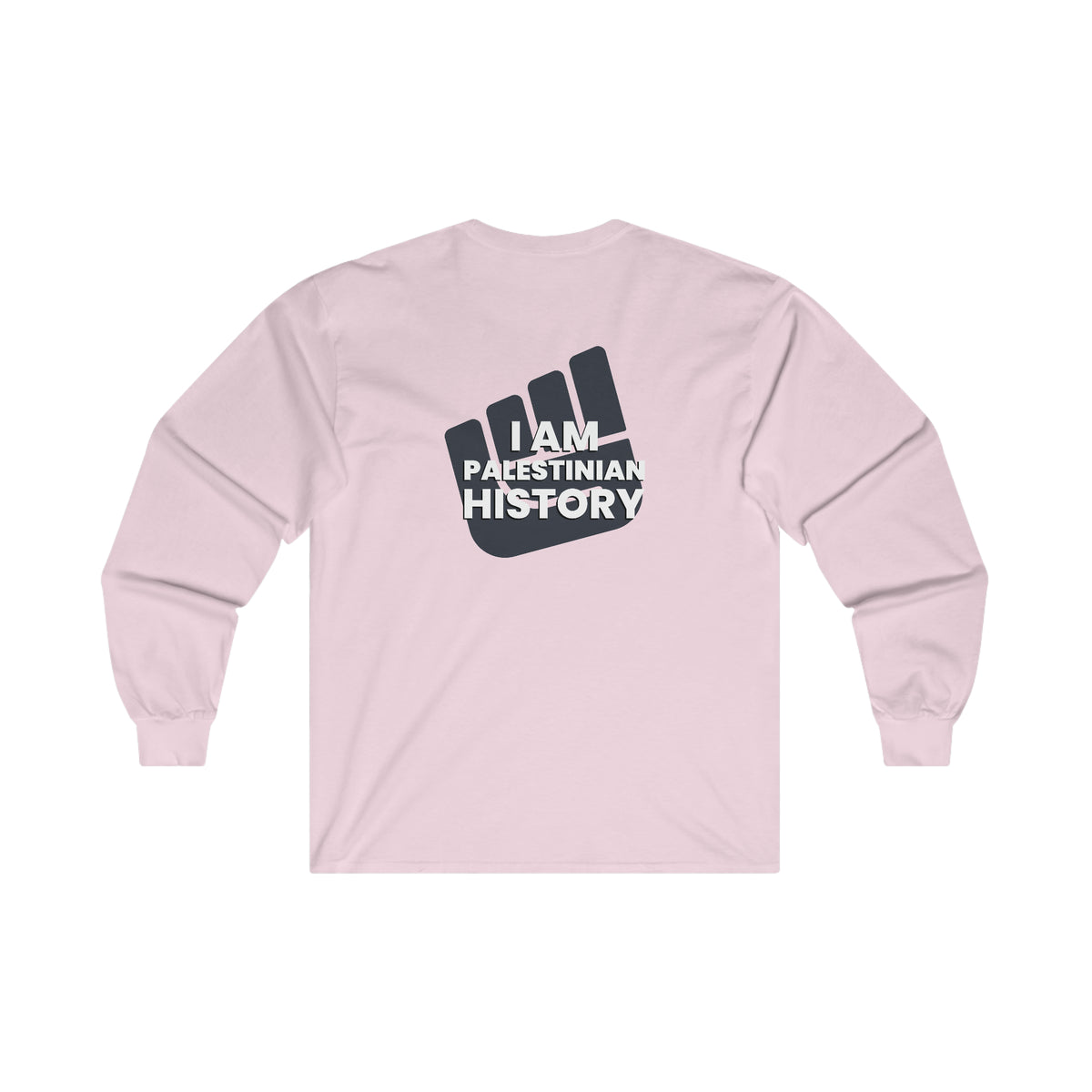 Palestinian History LGY BK Long Sleeve Tee