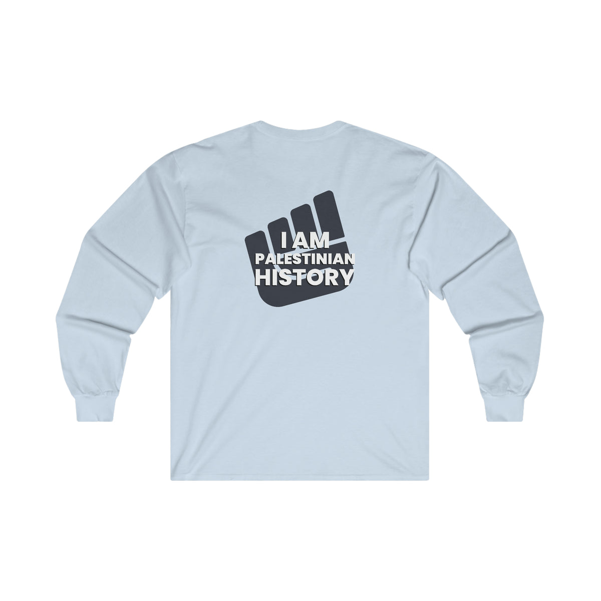 Palestinian History LGY BK Long Sleeve Tee